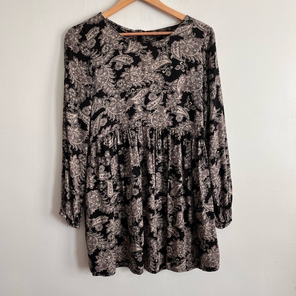 Zara Paisley Tiered Boho Dress
